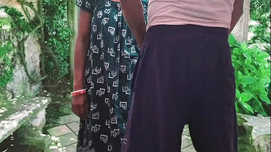 Indian uncle fucked Outdoor