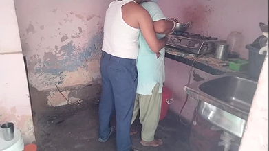 For the first time my old friend came to my house And I fucked her and made her scream