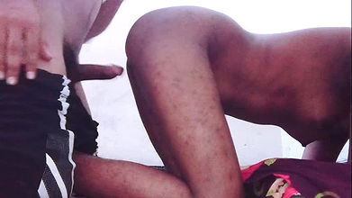 Desi Bhabi fucking hard with neighbors when she is him alone with his big dick in doggy style and missonery style