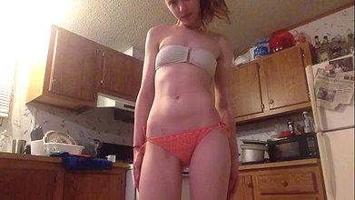 iseuphoria making a mess on the kitchen floor