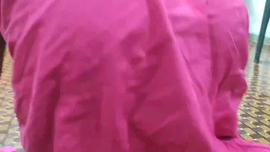 Bhabhi alone self vegetable and toys and Oil