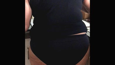 Sexy Brown Housewife Cooking in the Kitchen in Undies  Showing Beauitful Ass