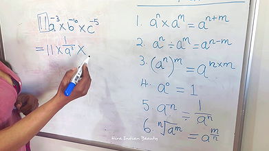 Passionate Indian Math Tutor Makes Learning the Six Laws of Indices Fun with Sexy Dance & Glamour!