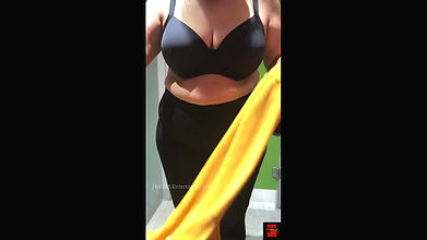 In the Dress fitting room at the Shopping Mall