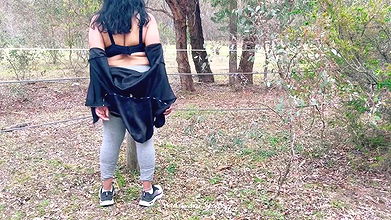 Hot Indian Wife with Neighbour Uncle – Desi Milf Outdoor Love Making – Big Ass Licking – Boobs Press