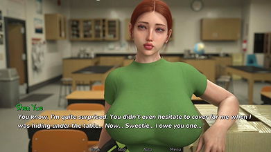 Seductive MILF’s Private classroom tease – Love and temptation (scene of ep-4)