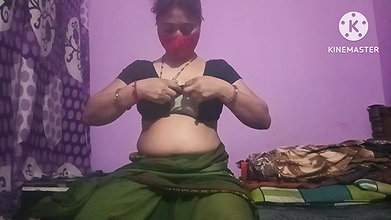 Newly married girl fingering her pussy