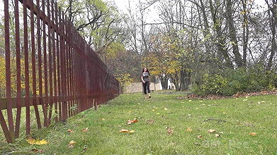 Brunette Babe Valentina Ross Pees In Public Got2pee