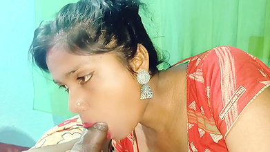 Indian Sali Takes Big Dick Cum in Mouth, She Swallow Sloppy Cum