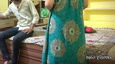 Desi Bhabhi was alone at home, brother-in-law fucked her pussy when nobody was at her home