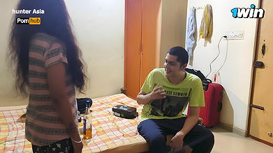 Food Delivery Guy Gets Lucky By Fucking Two Pussies