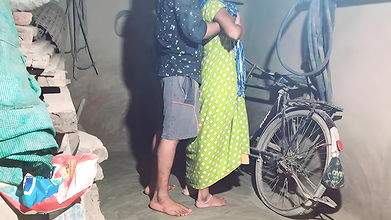 Indian Beautyful aunty fucked by stepbrother