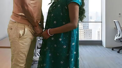 Indian maid on office