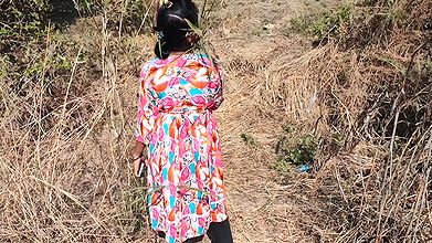 Ashu was weeping in the field of people without recognition then brought it to the house fucked