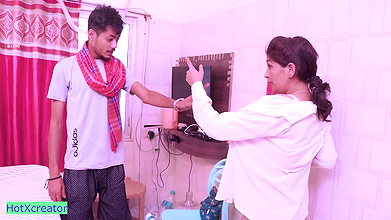 Beautiful Madam Amazing Threesome Sex! Indian Threesome Sex