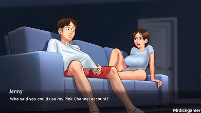 SUMMERTIME SAGA stepbrother marstubating as stepsister loves his cock and let’s him bang her