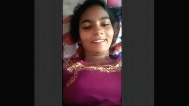 Cute Indian Girl Showing Lover
