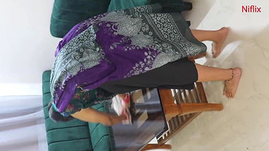 A Boy fucked hard maid in his lonely house