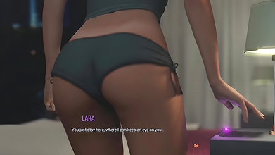 2 Spirit Fills Lara’s Pussy With Water Fuck Ghost Lara Pussy Threesome Bathtub Sex