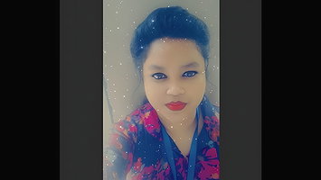 Indian girl showing