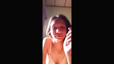 Slim Horny Gf Asshole Showing and Fingering