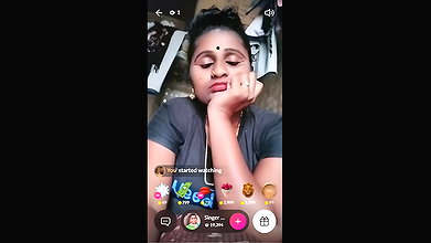 Singer Pavani Telugu Having Fun Masturbating Pussy on Tango Live