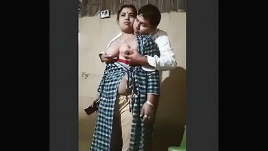 Boobs pressed and pussy fingering