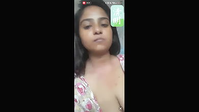 priti, Shy Bengali Girl, Showing Boobs on Chamet Live with Face
