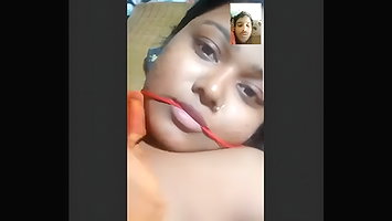 Desi Bhabi Showing Lover