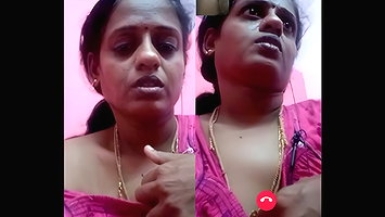 Tamil affair videocal with audio mms vid