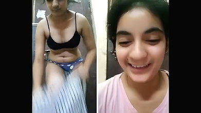 Beautiful Cute Indian Girl Fingering and Masturbating With Moaning