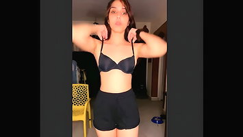 FIRST ON NET KRITIKA KAUR AKA AFREEN DANCING TOPLESS FULL FACE SEXY AUDIO