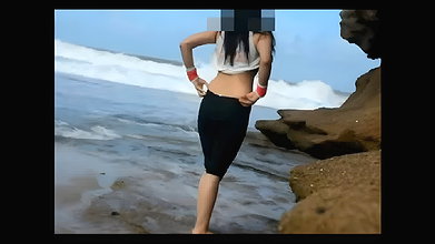 Real indian swinger couple pankhuri kunal at beach