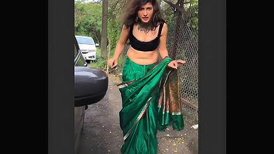 BUSTY POONAM RAJPUT SHOWS BEST WAY TO CARRY A PALLU ADDICTION TION