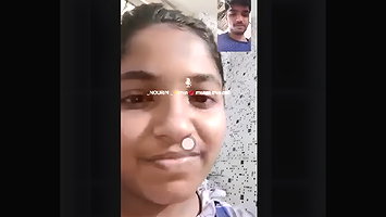 Horny girl with lover