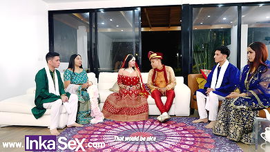 Hindu Wedding Chudai Ends In Orgy