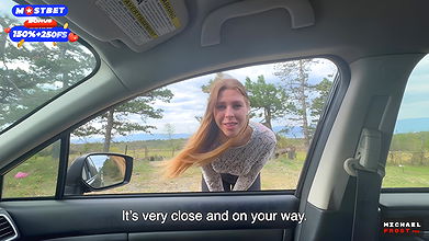 Hot Hitchhiker With Amazing Ass And Tits Paid The Ride By Sitting On Dick With Her Anal Hole