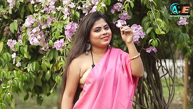 Exclusive Hot and Bold Saree Video Shoot Model Kobita Navel Show Saree Shoot Saree Fashion Shoot