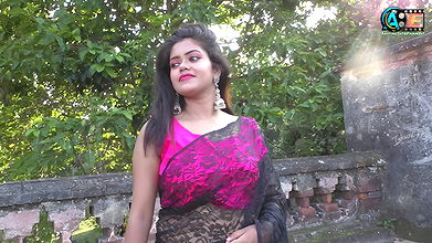 black net saree rupsha high fashion navel saree @bong style beauty bong navel show girl