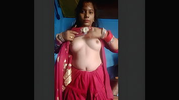 Desi village wife nice boobs