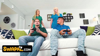 Swappz – Busty Stepmoms Joslyn Jane and Kate Dee Swap Their Stepsons for an Annual Body Exam