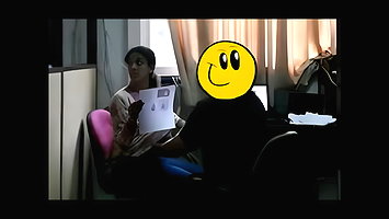 Office staff hidden cam capture hard hot video