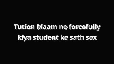 Big Boobs Tuition Teacher Taught Her Student How to Do Sex