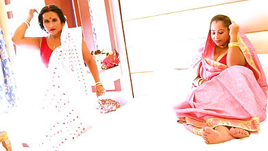 TWO WIFES OF A HUSBAND QUIRREL EACH OTHER, WHO FIRST FUCKING HER HUSBAND, THREESOME HARDCORE SEX