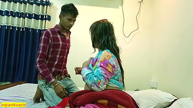 Hot Stepsister Orgasms from Teen Stepbrothers Anal! Hindi Sex