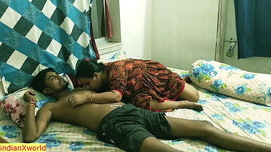 Hot threesome sex with milf bhabhi and her village stepsister!!