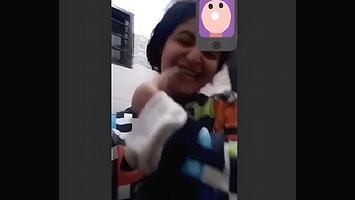 Extremely Cute Shy Paki Girl Showing on VC