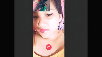 Assamese Girl Showing Her Boobs