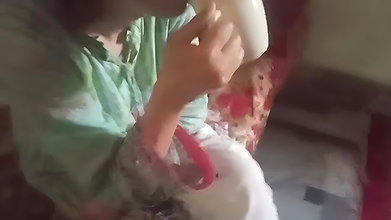 Dasi stepsister setup with brother fucking ass and pussy