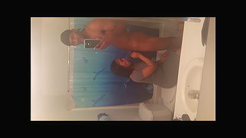 british indian girl with black boyfriend bathroom sex